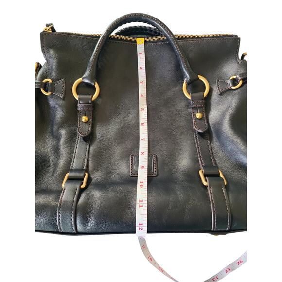 Dooney & Bourke Florentine Leather Satchel - Picture 7 of 13